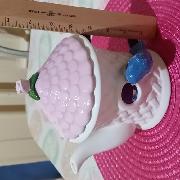 CERAMIC TELEFLORA BIRDHOUSE TEAPOT/PLANTER - Picture 10 of 11